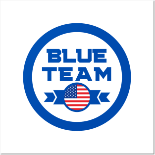 Cybersecurity Blue Team USA Gamification Badge CTF Posters and Art